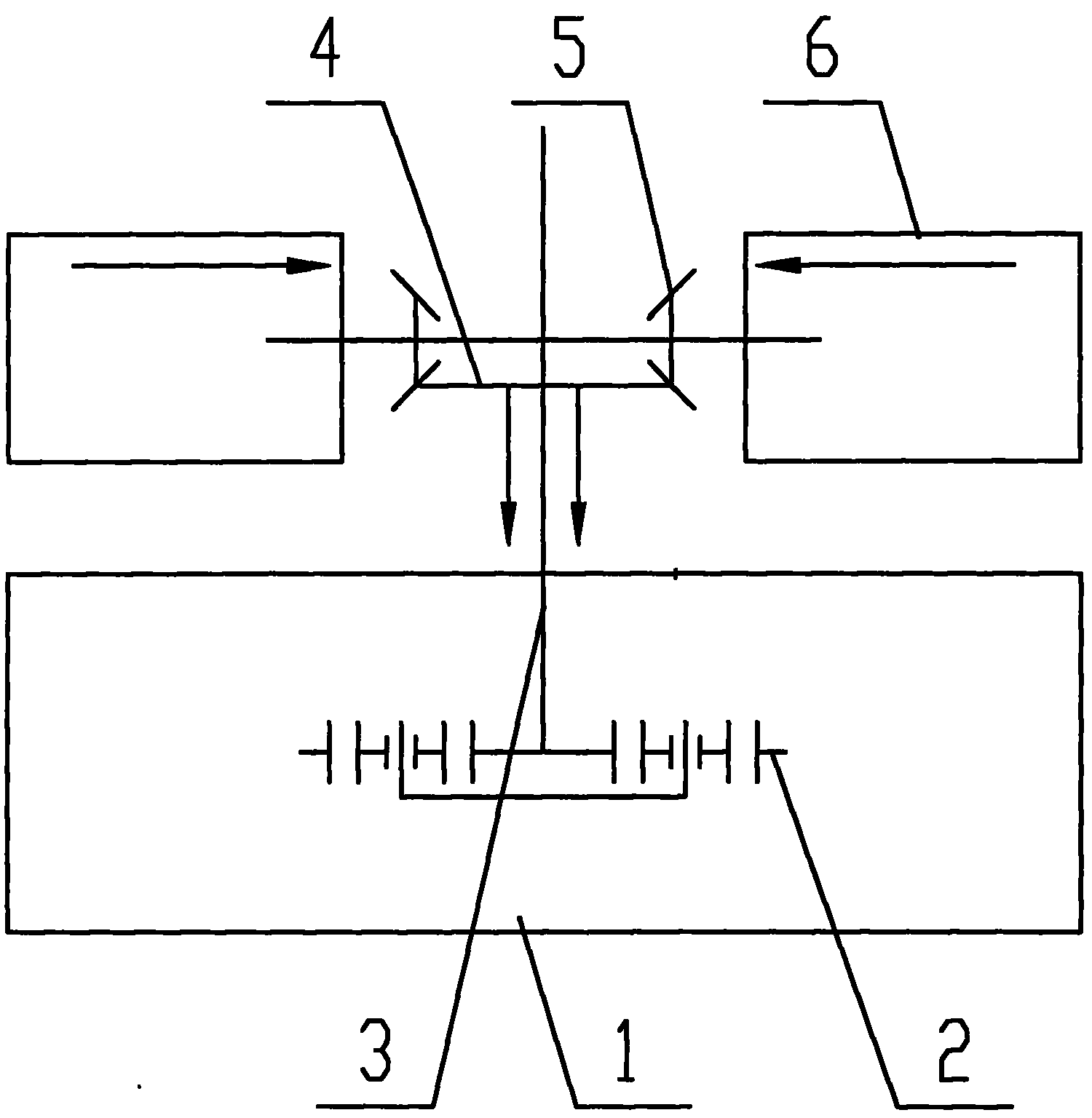 Double-motor input wheel-side speed reducer for electric bus