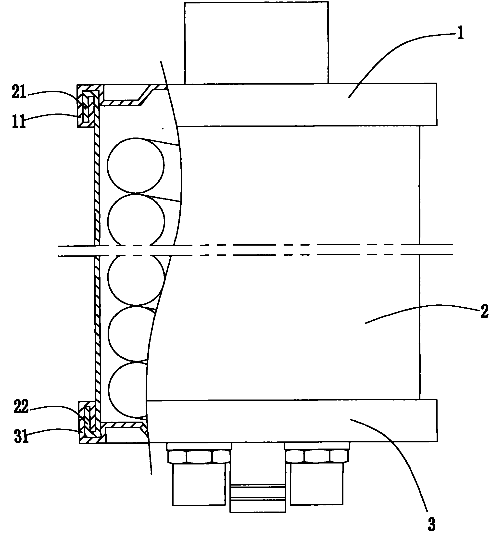 Condensation cavity for gas water heater and manufacturing technology thereof
