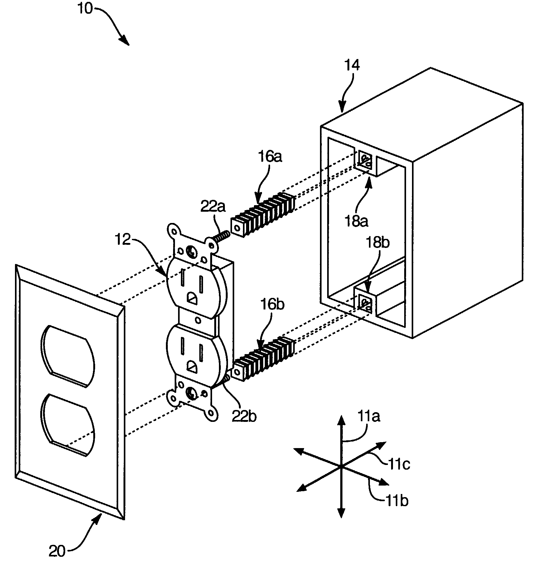 Quick assembling electrical connection box apparatus and method