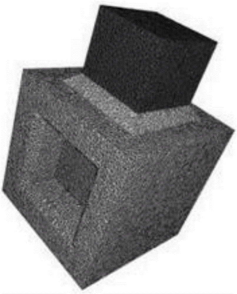 Probability-partition-merging-based three-dimensional model segmentation method