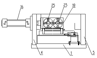 Press-in device for internal and external pins of automobile shift shaft assembly