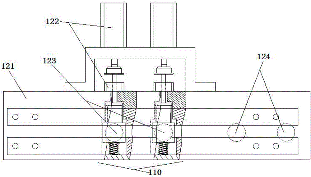 Coreless motor magnetic steel detection device