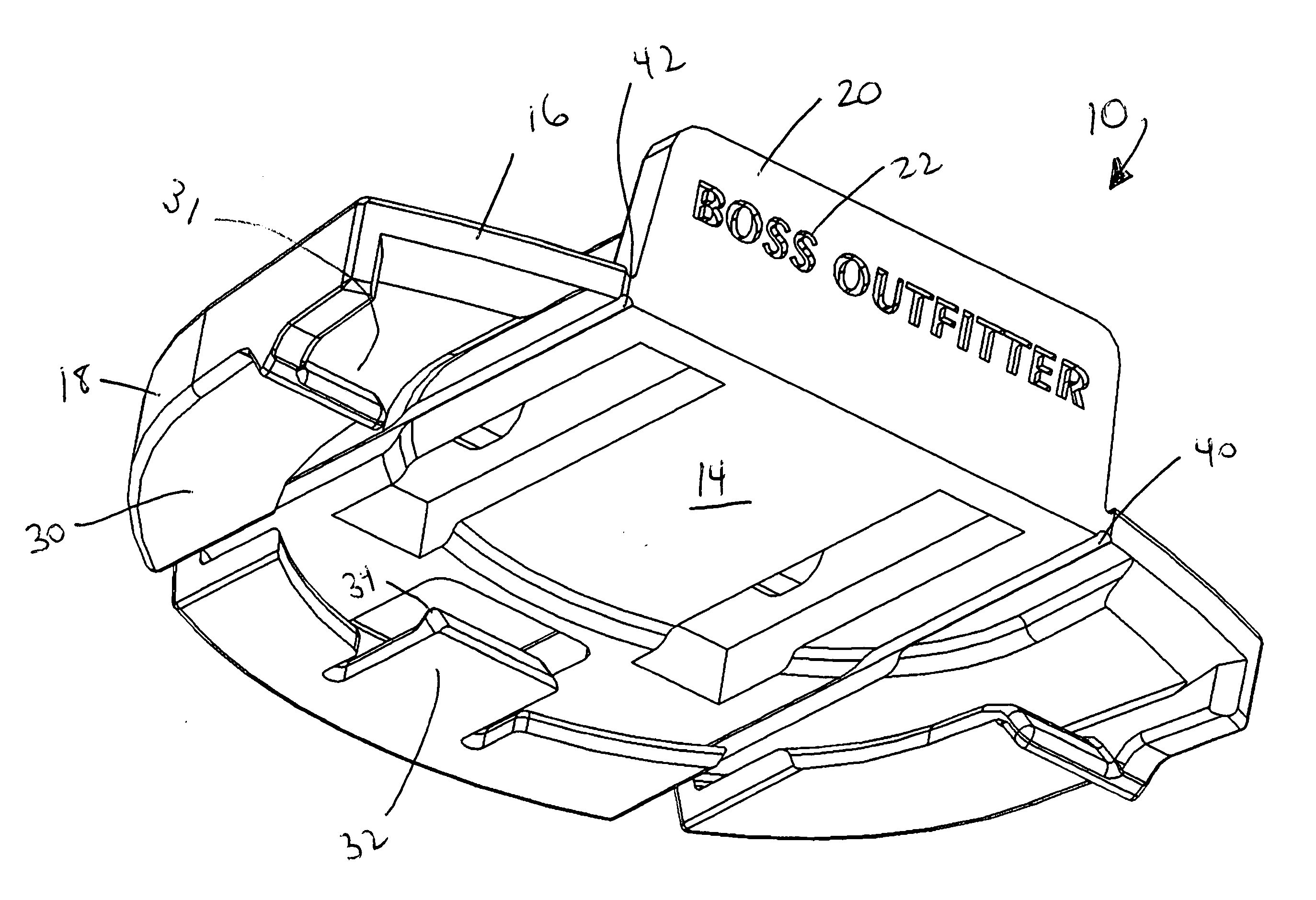 Clip device for securing a diaphragm hunting call and the like