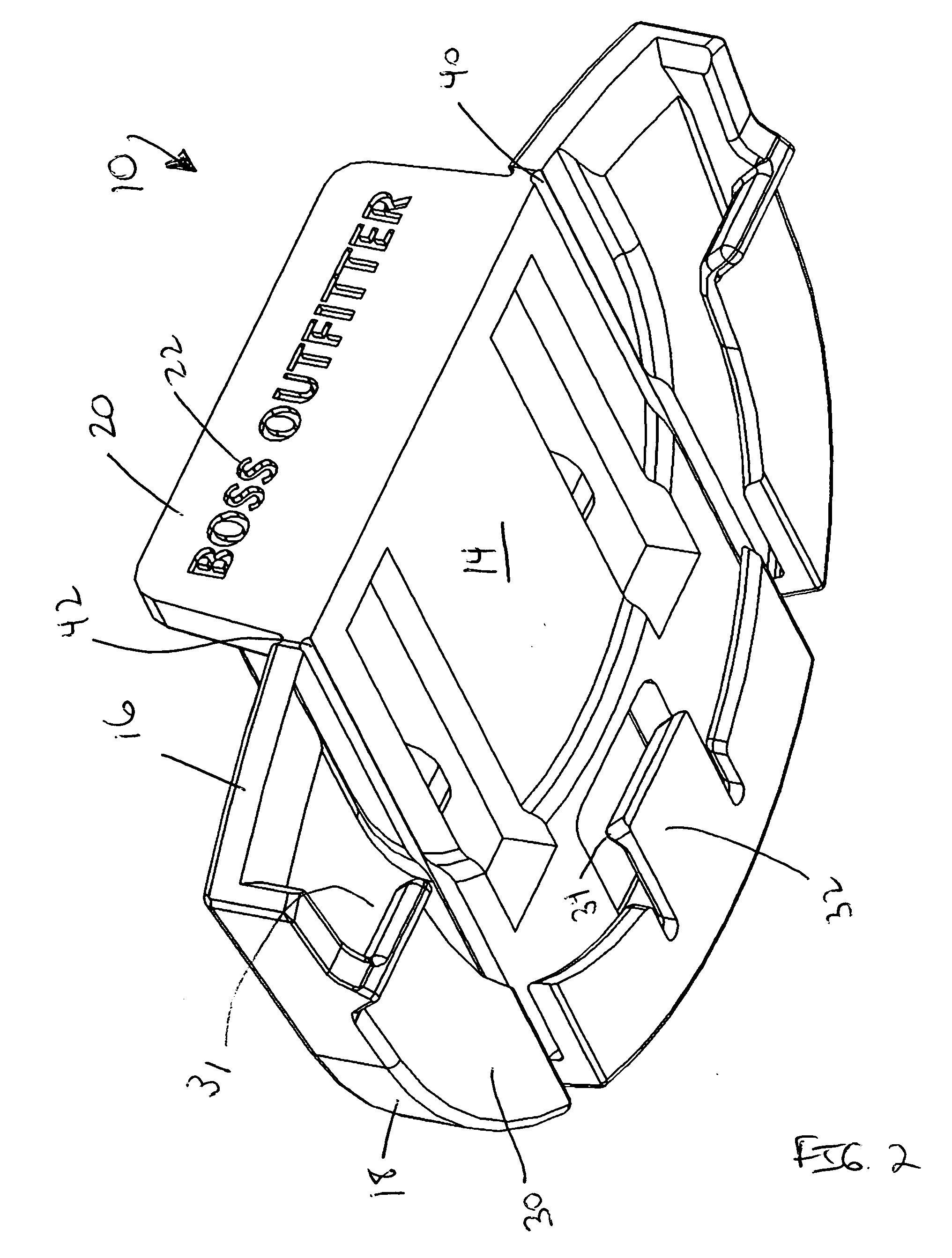 Clip device for securing a diaphragm hunting call and the like