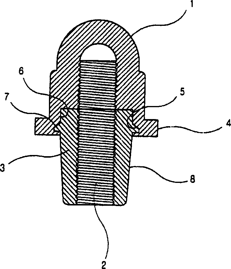 Lens fixing device for glasses without frame