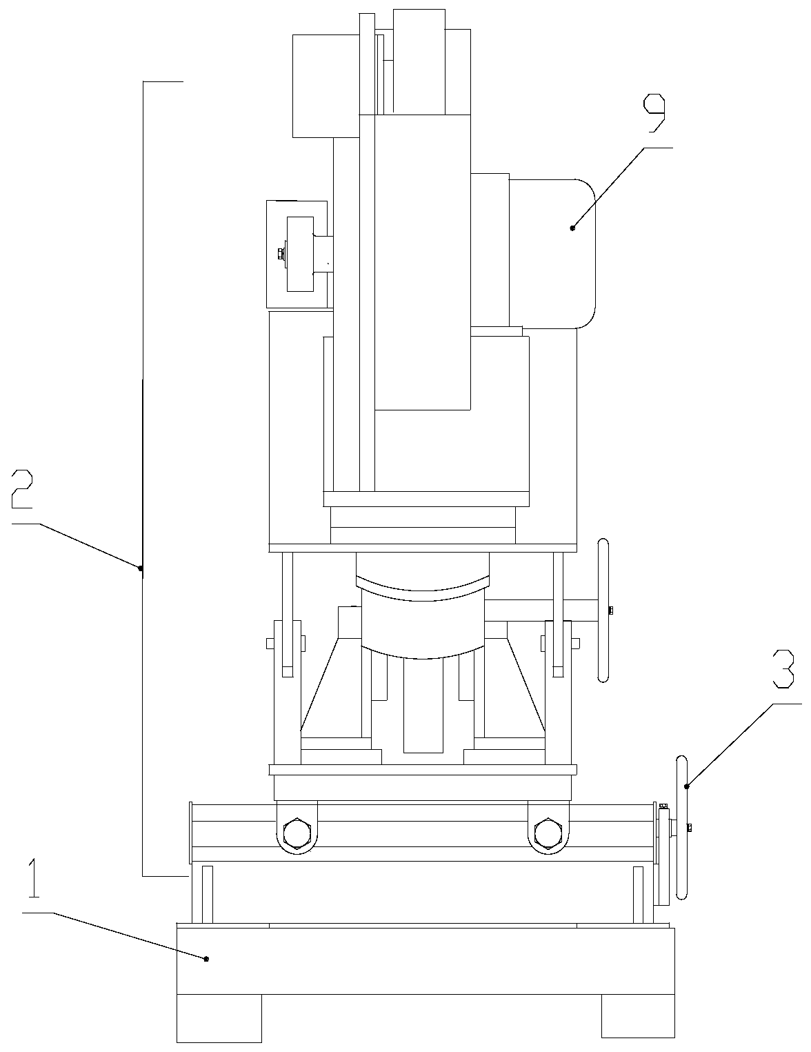 Movable air bag type lifting belt sander and operation method thereof