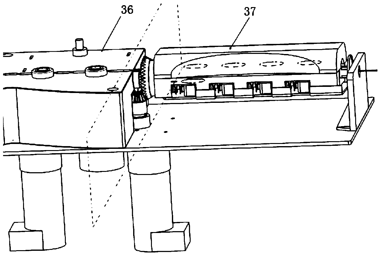 Driving mechanism realizing liner and rotary movement of slender body apparatuses