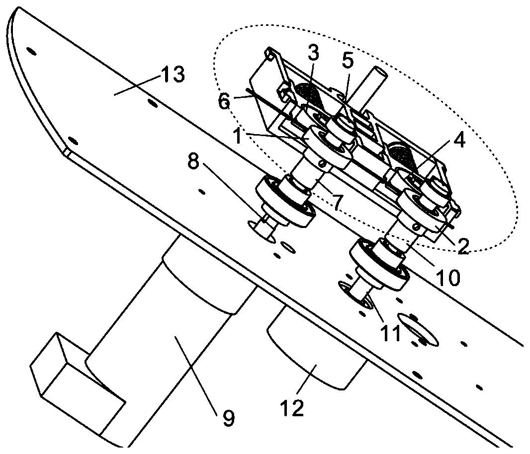 Driving mechanism realizing liner and rotary movement of slender body apparatuses