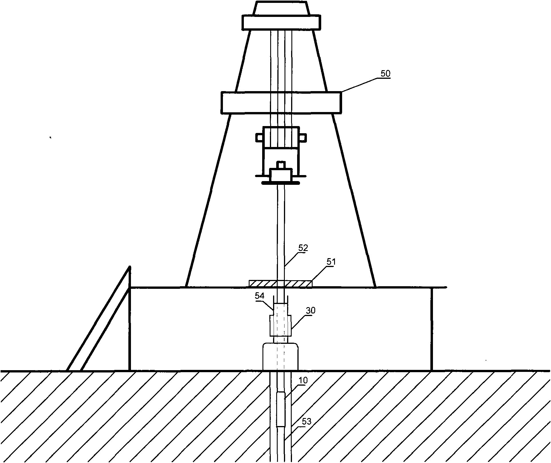 Method and device for telemetering torque moment of drill stem