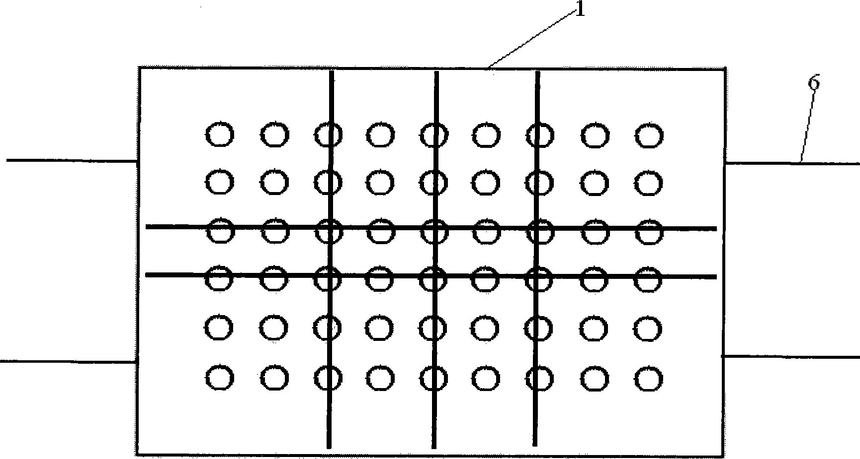 Electrode array for detecting channels and collaterals signals on human body surface