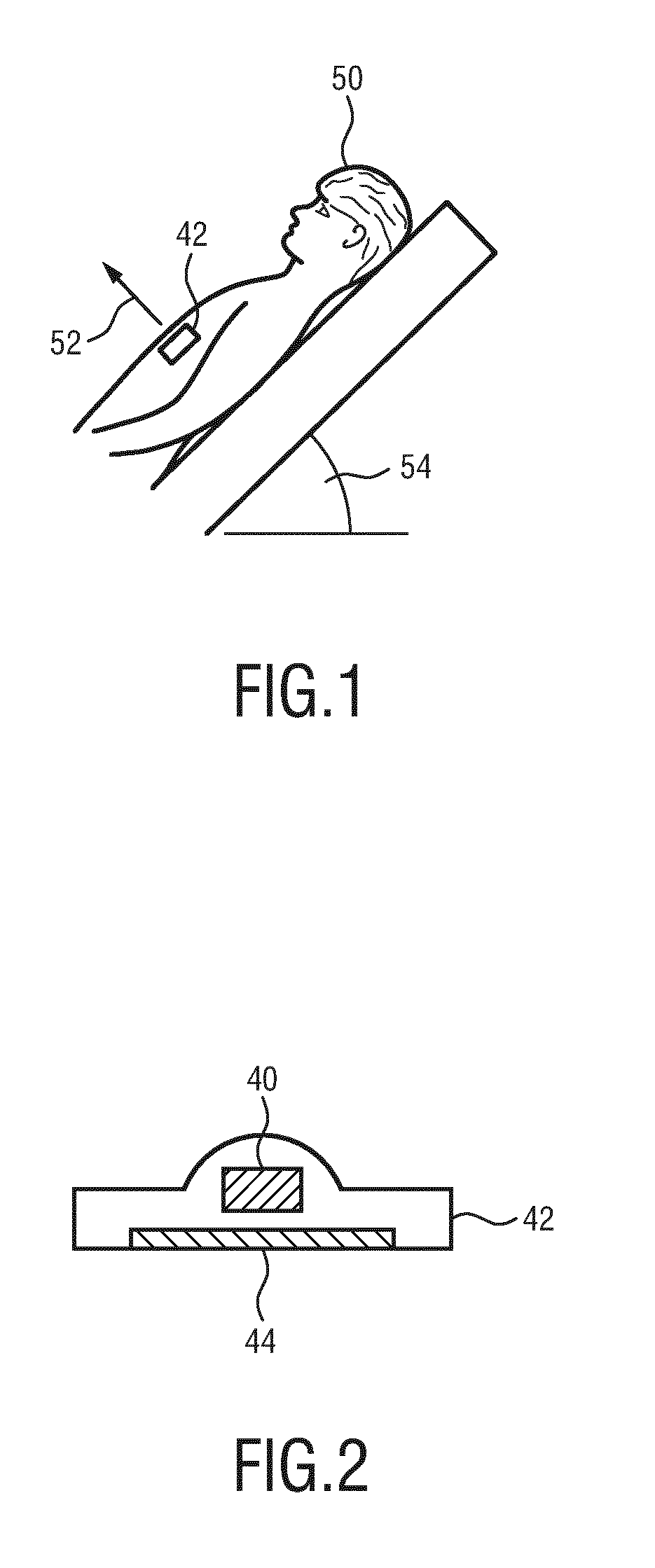 Device and method for determining and/or monitoring the respiratory effort of a subject