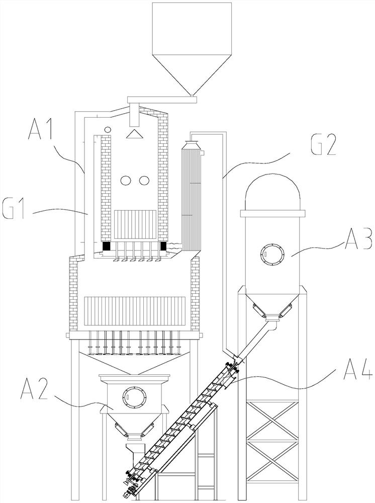 Energy-saving circulating system for sand-to-sand heat exchange grinding