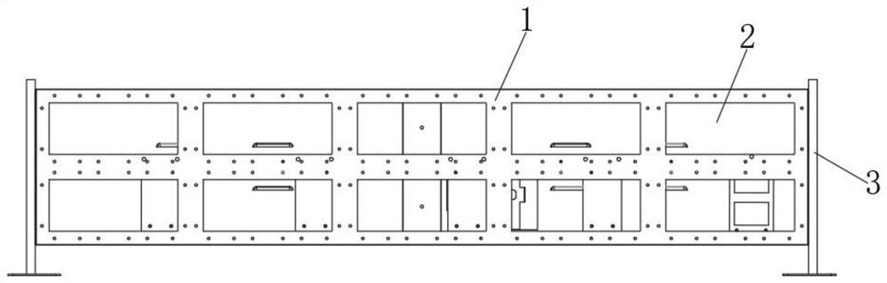 Bus LED lamp panel