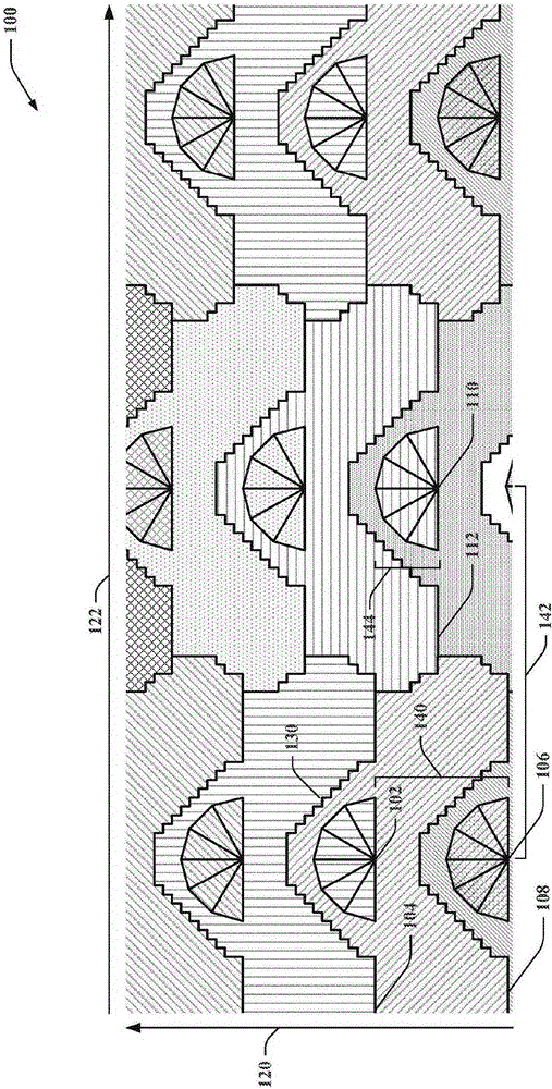 Wedge shaped cells in a wireless communication system