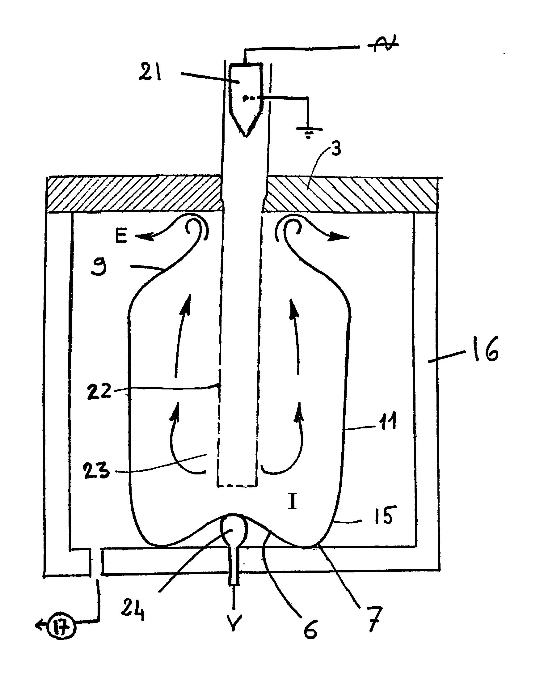 Method for depositing a coating on the wall of metallic containers
