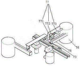Automatic nut and gasket screwing device