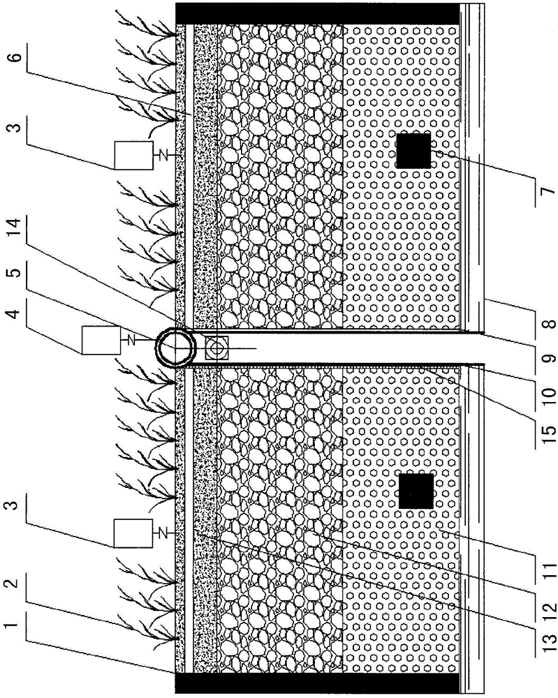 A three-stage deep rapid purification device and purification method for heavy metals in groundwater