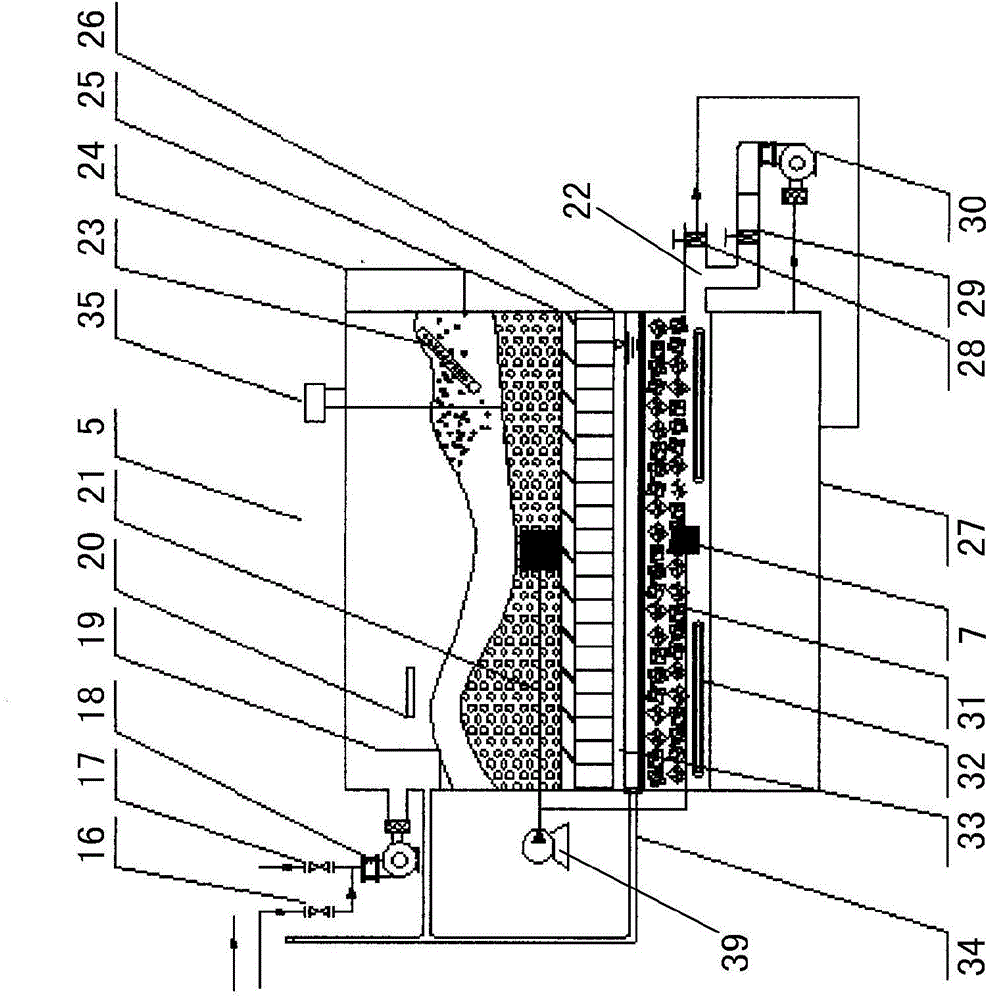 A three-stage deep rapid purification device and purification method for heavy metals in groundwater