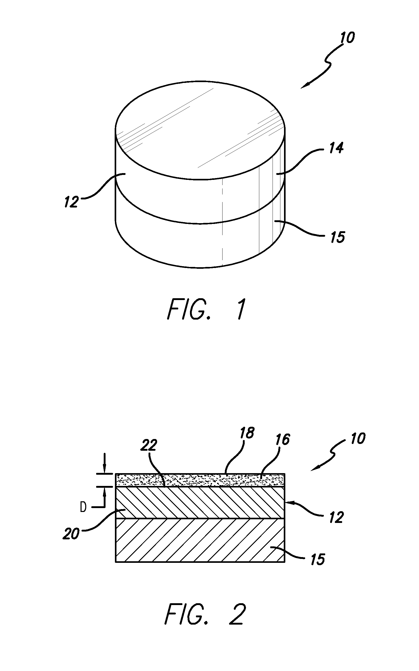 Multi-step method of nondestructively measuring a region within an ultra-hard polycrystalline construction