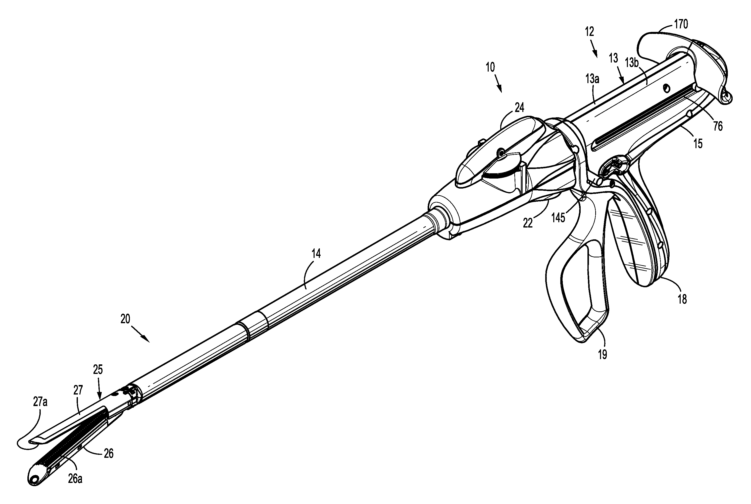 Stapling device with grasping jaw mechanism