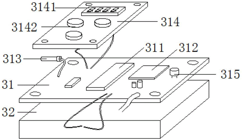 Self-power-supply gas water heater controller