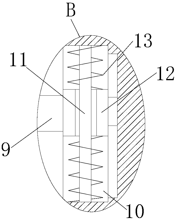 Portable drilling device for engineering machinery