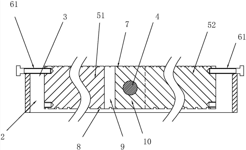 Mold special for decorative lighting wiring harness winding and using method thereof