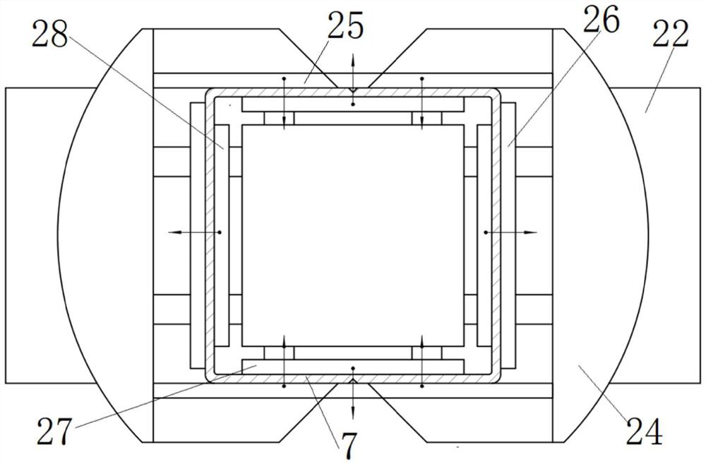 Assembling and welding mould for thin-wall rectangular beam and using method thereof