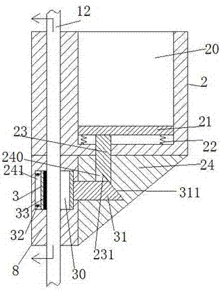 Building material transporting device