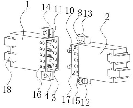 Building steel structure connecting device convenient to disassemble and assemble