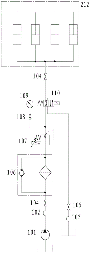 Friction Loading Device for Load Simulation of Front Swing Center Nozzle