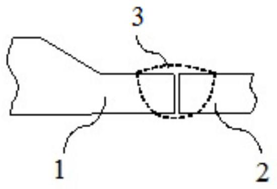 Laser welding method for aircraft engine exhaust pipe end flange