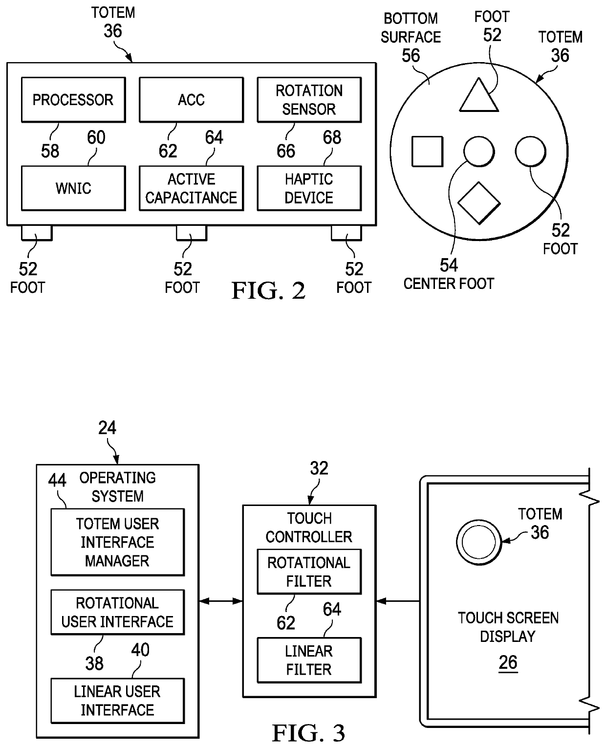 Information Handling System Touch Device with Visually Interactive Region