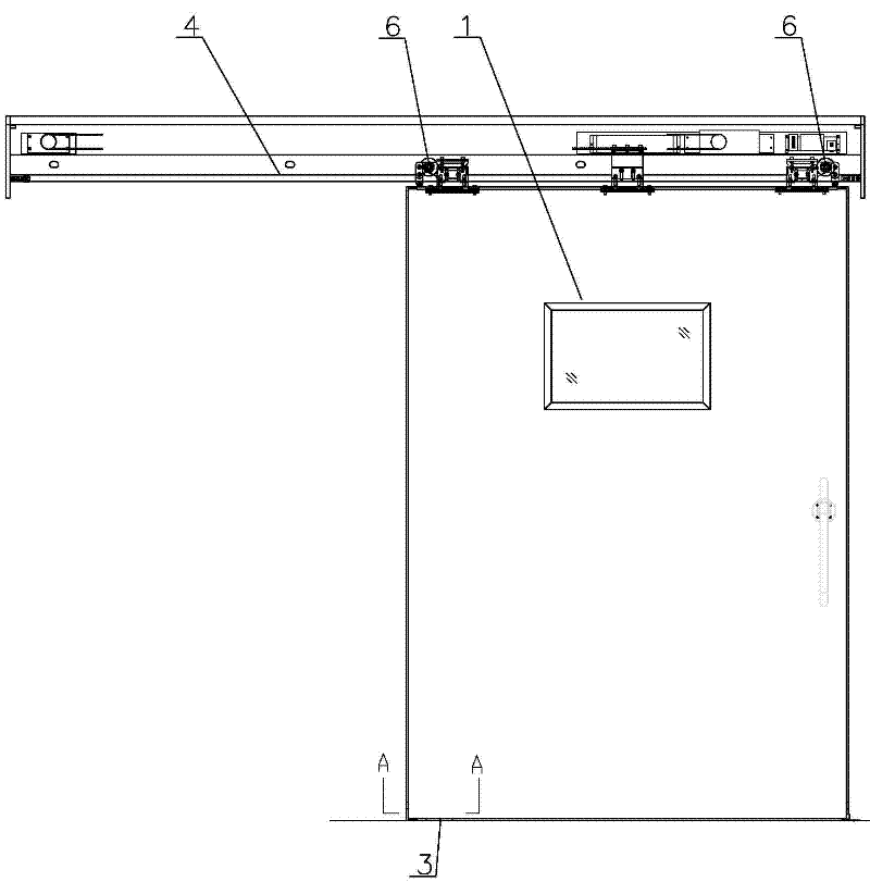 Air-tight seal sliding door