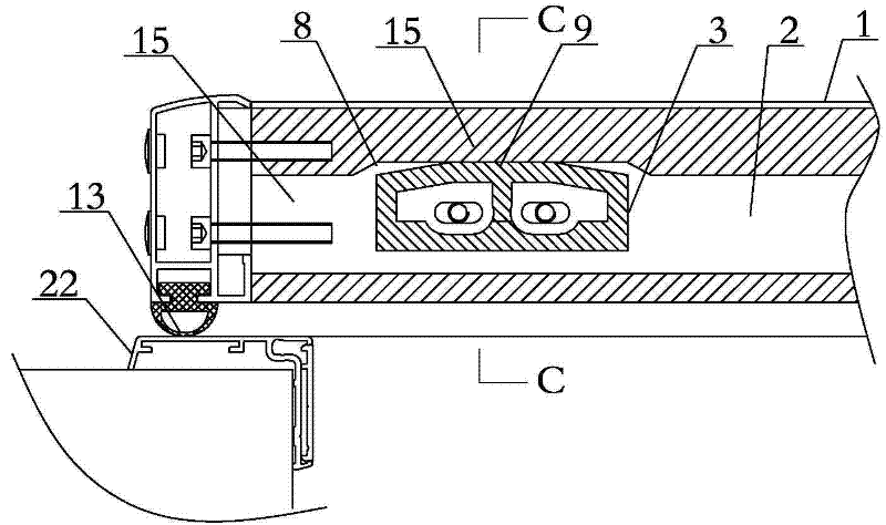 Air-tight seal sliding door