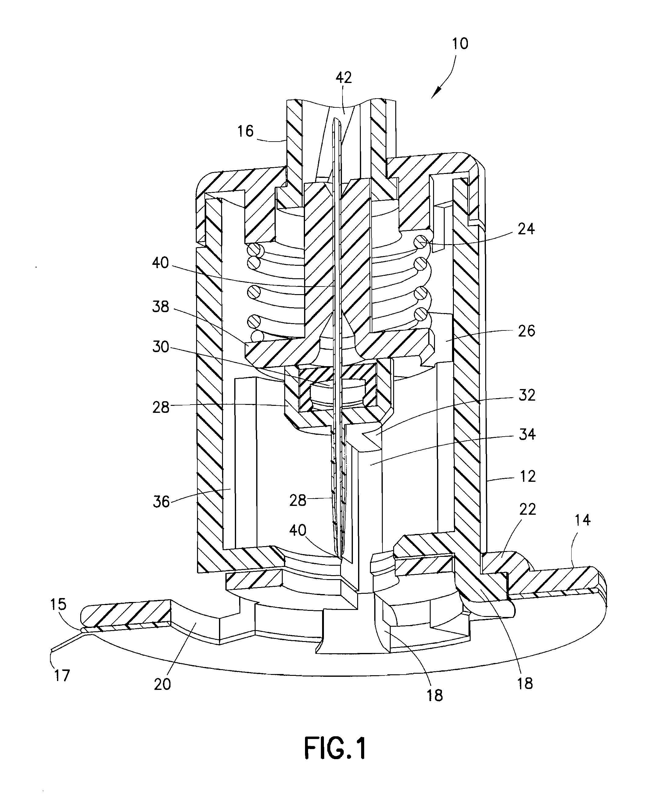 Infusion Device with Automatic Insertion and Introducer Needle Retraction