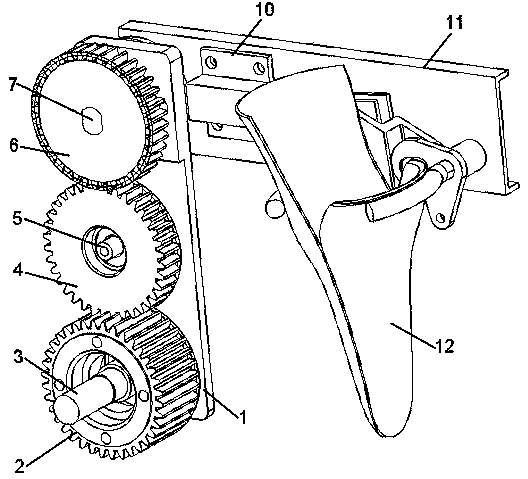 Planetary-wheel cantilever-type planting mechanism