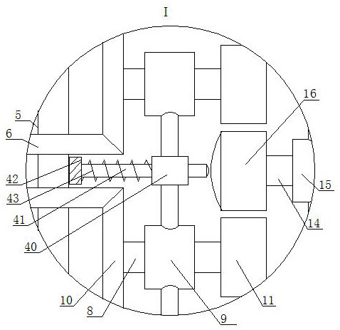 A grinding device for artificial intelligence computer main case