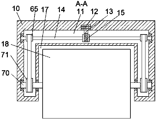 Degradable garbage security landfill device