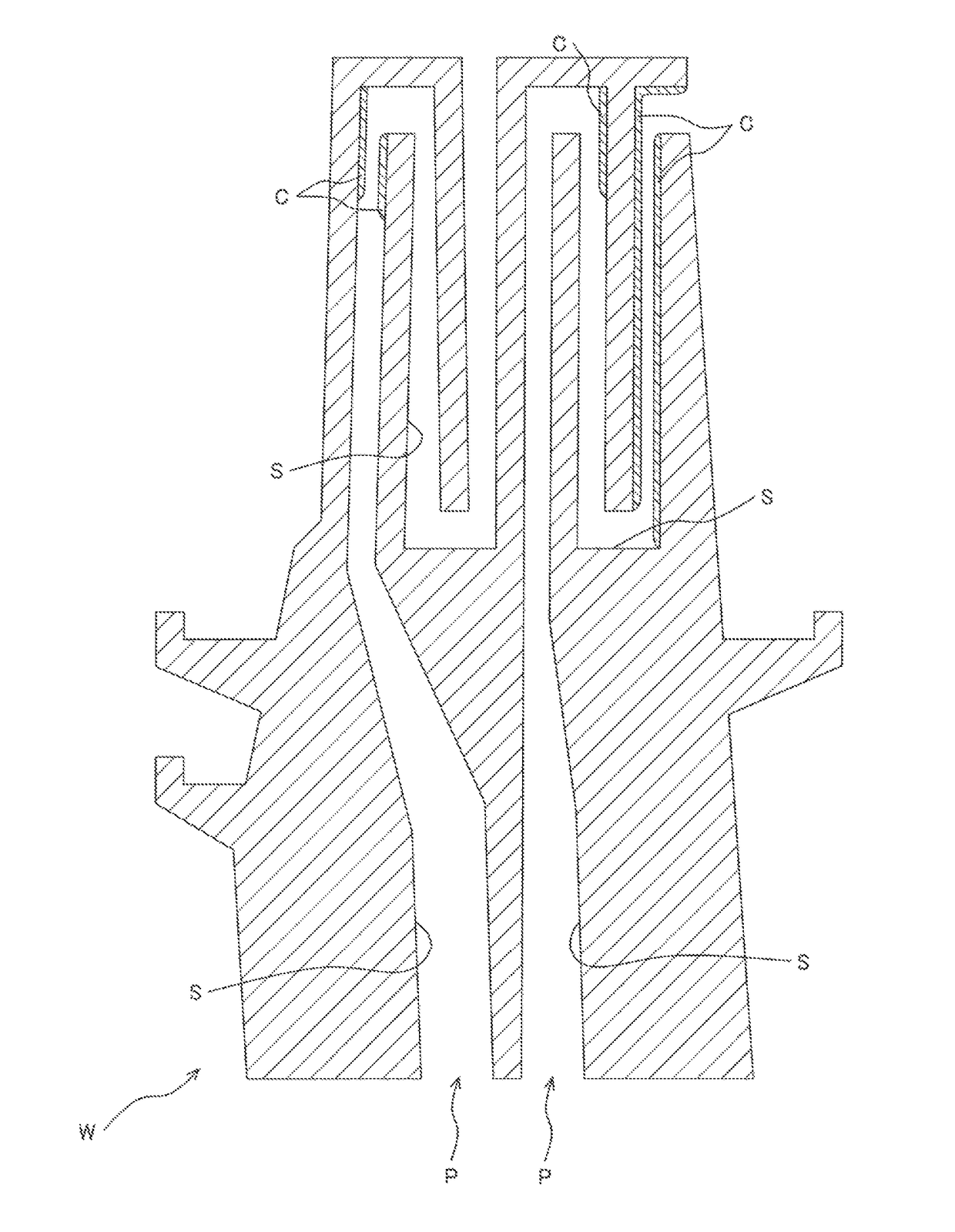 Method for manufacturing gas turbine blade, and gas turbine blade