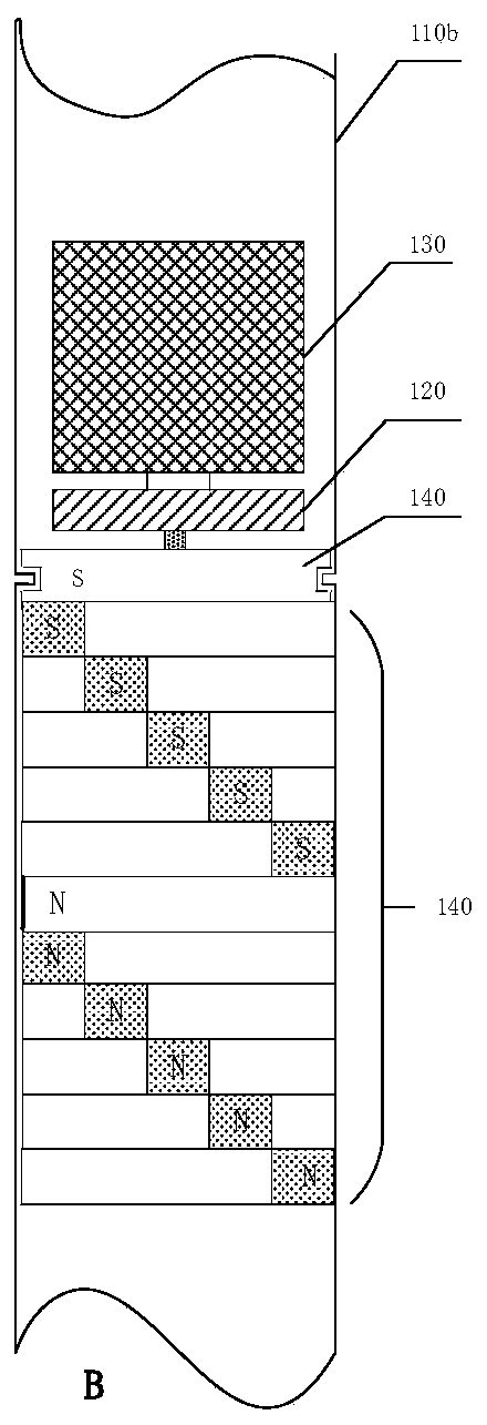 Intravascular ultrasonic diagnosis system and magnetic driving method