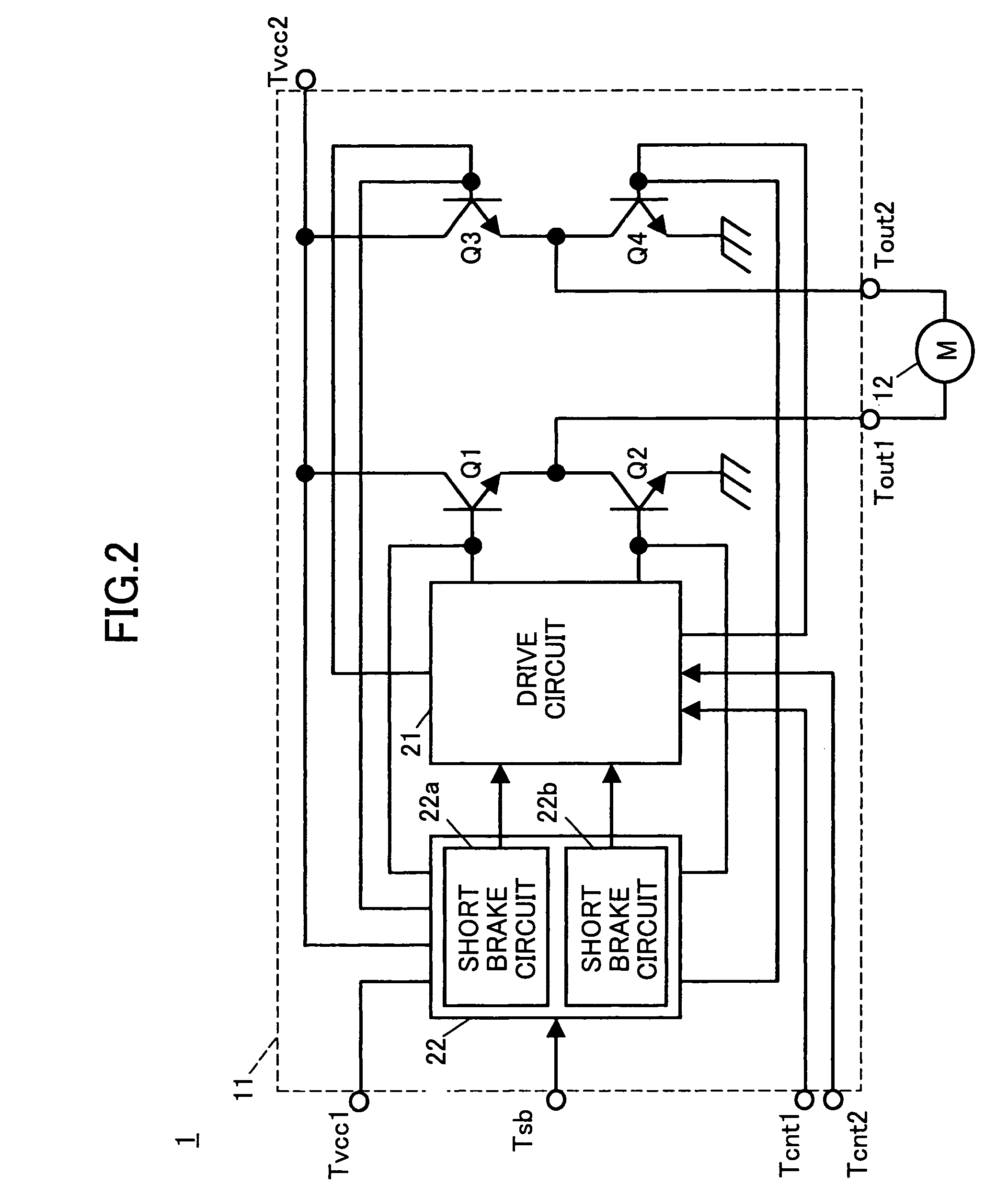 Motor drive circuit and motor drive method that can positively perform a brake operation