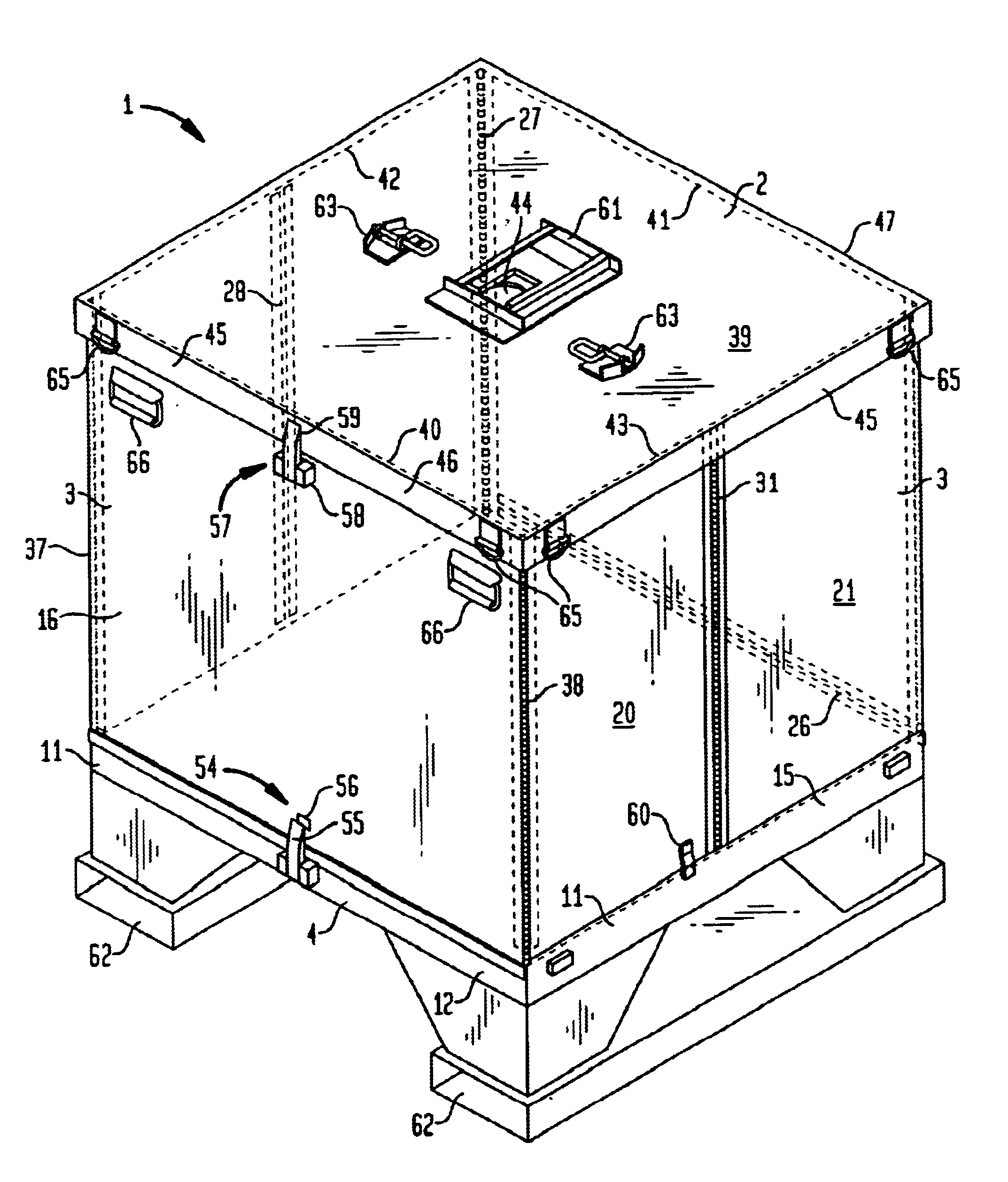 Collapsible liquid box