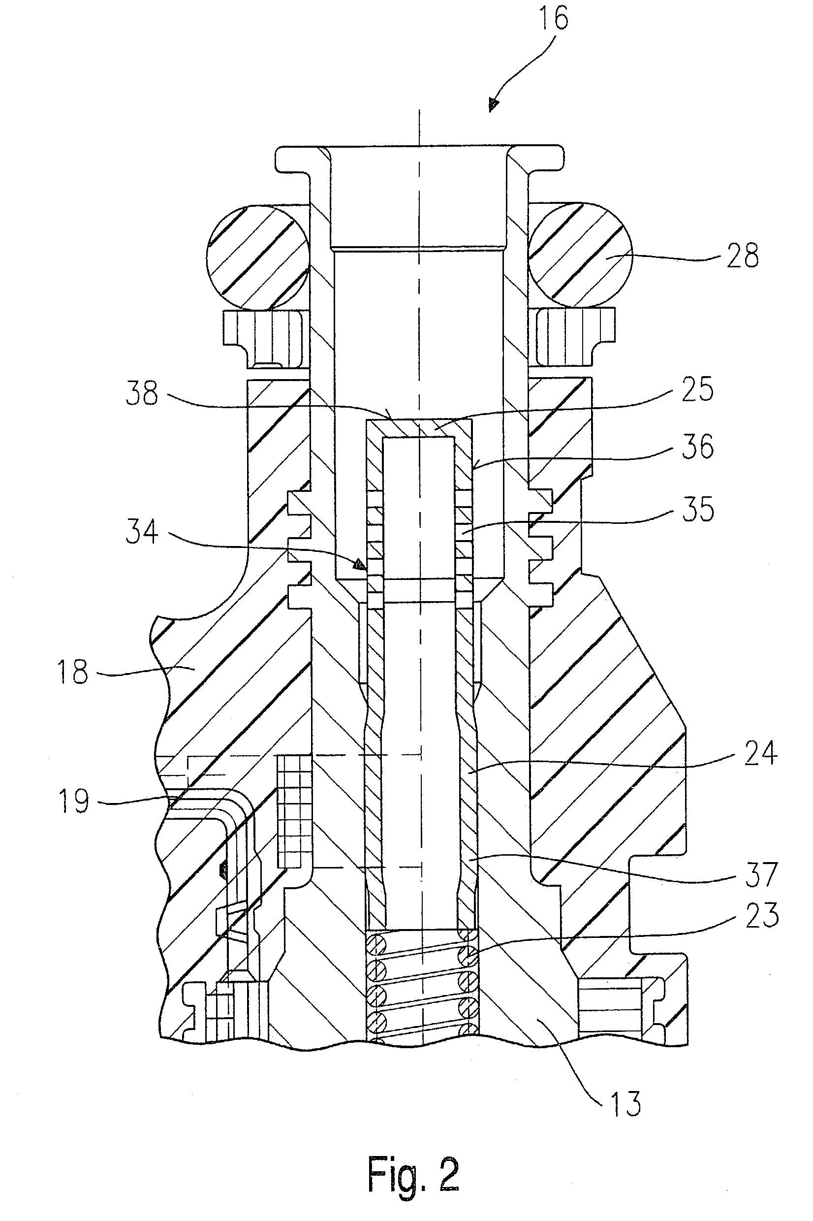 Fuel injection valve with a filter bush