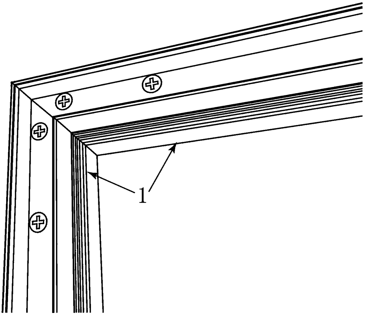 Mounting method of gluing-free rapidly-mounted type door pocket