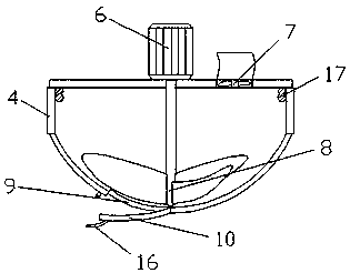 A device for frying chestnuts