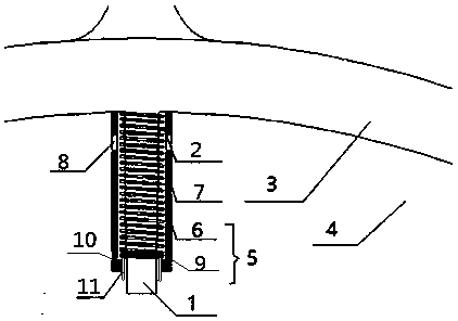 Inflation valve for multi-layer tire