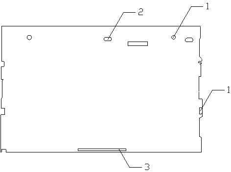 Detection jig for back plates of display screen