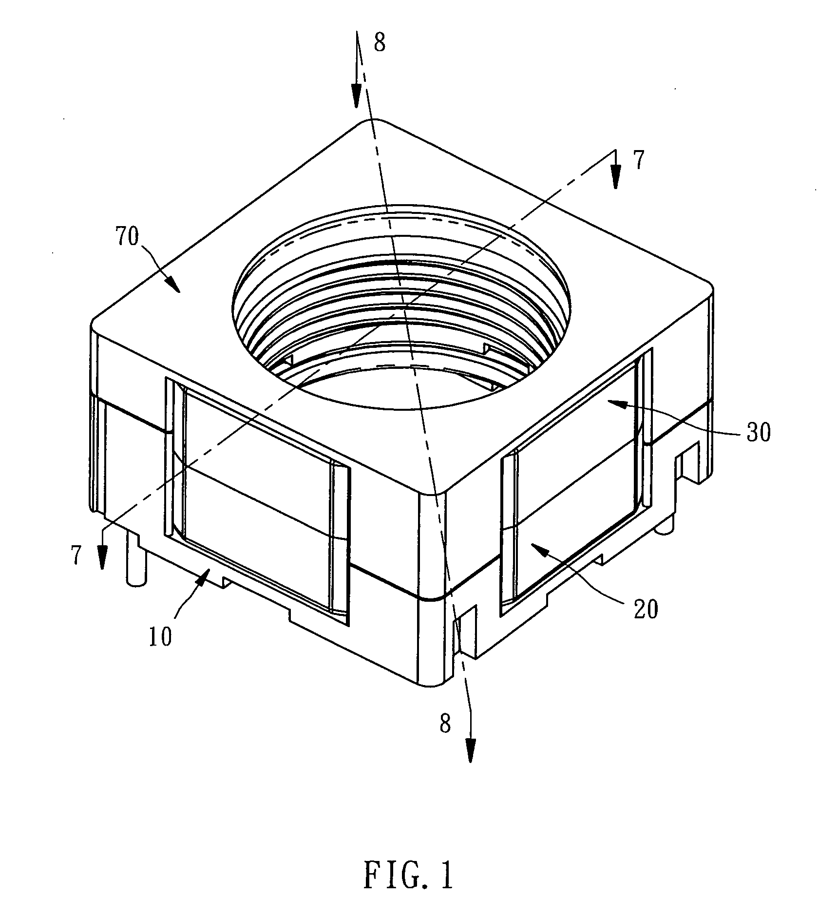 Voice coil motor type focusing actuator