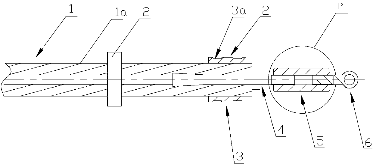 Tractor for finished steel strand and threading method of finished steel strand